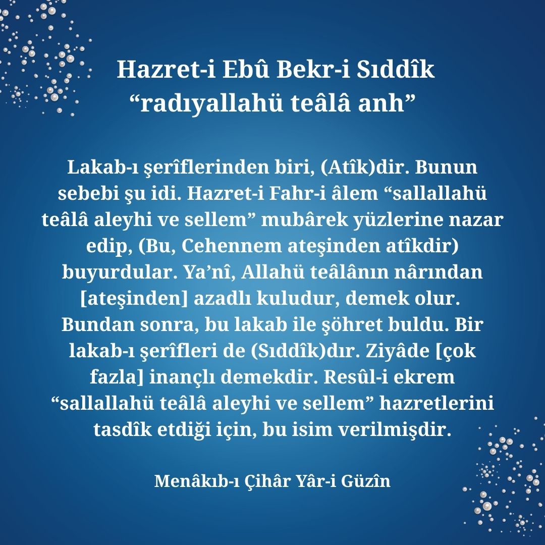 Menâkıb-ı Cihâr Yâr-i Güzin (1)